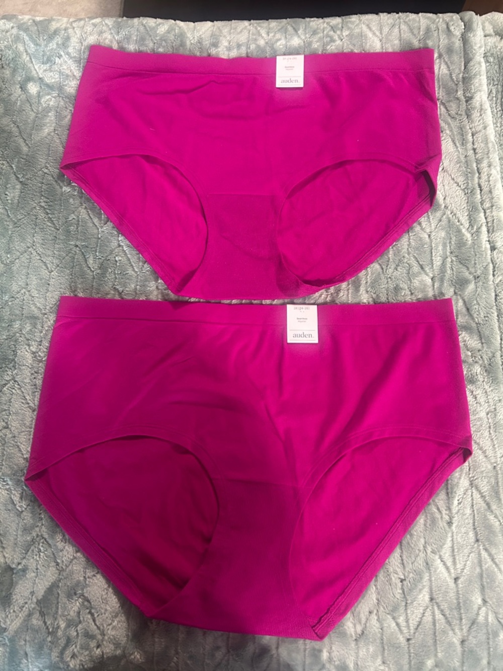 Auden Bright Fuchsia Seamless Hipster Panty Briefs - Pair
